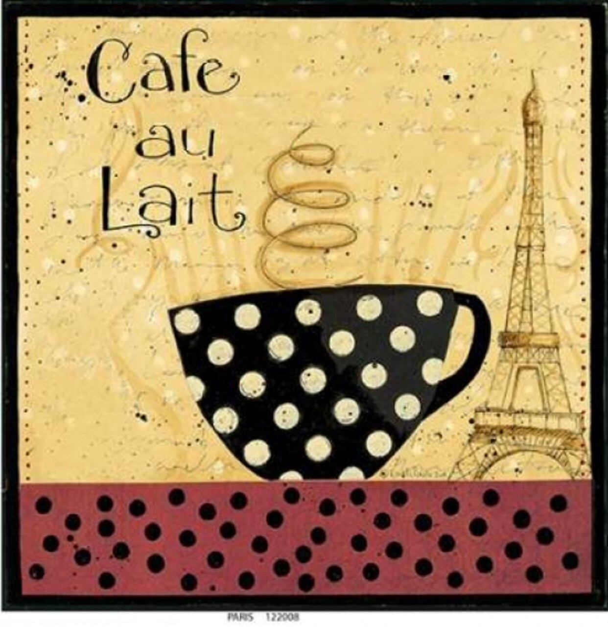 Cafe Au Lait Poster Print by Dan DiPaolo - Item # VARPDXDDPSQ309B